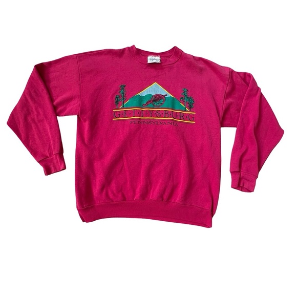 Vintage Gettysburg Pennsylvania Sweatshirt Made in USA 80s 90s Souvenir Crewneck - Picture 3 of 8